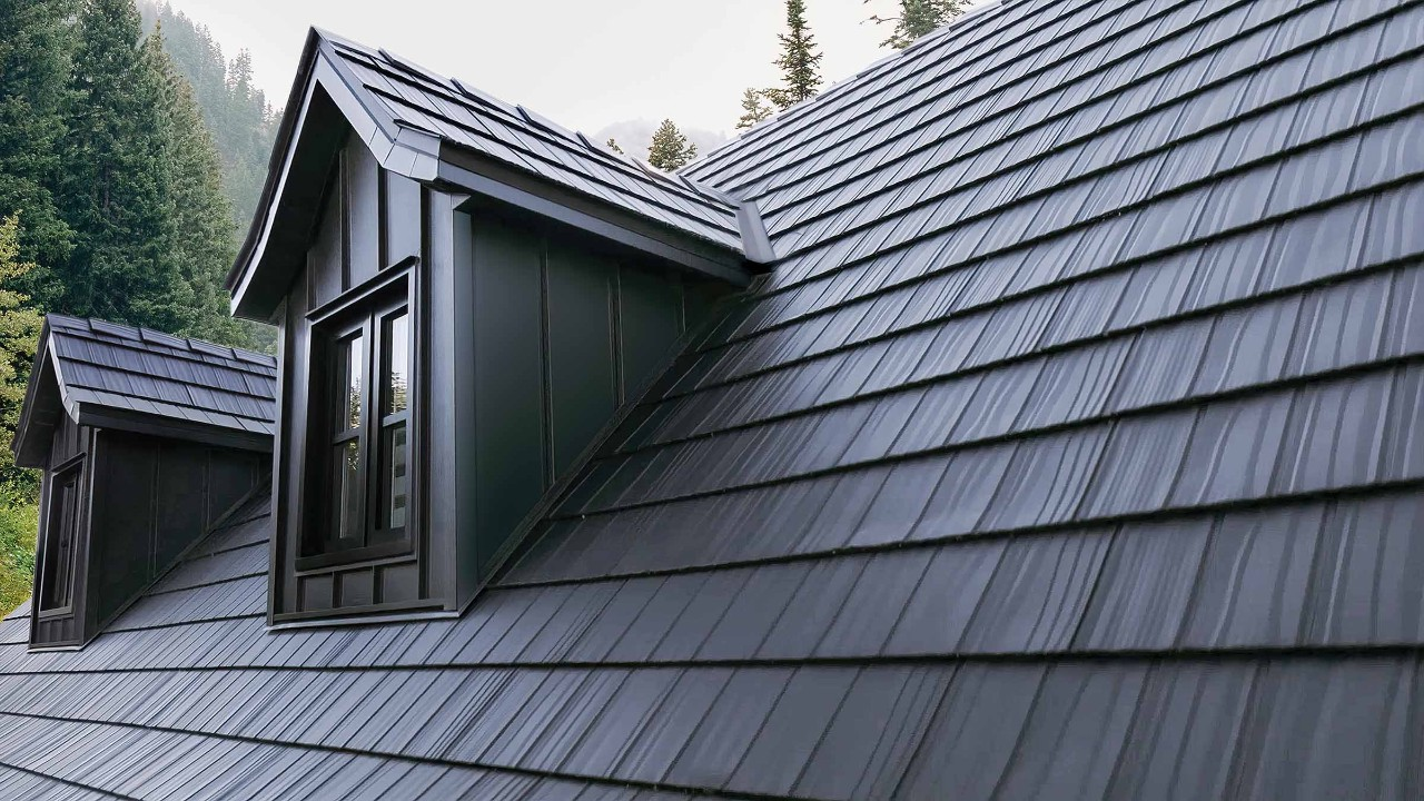 Détail d'une toiture Cedar Creek Shake